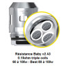 Résistance TFV8 Baby V2 - Pack de 3 - Smok (4)