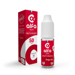 Flacon de 10 ml d'e-liquide Dragon Oil de la gamme Alfaliquid 50/50