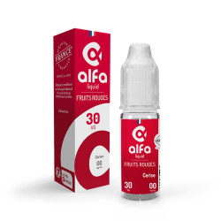 Flacon de 10 ml d'e-liquide Cerise de la gamme Alfaliquid Original