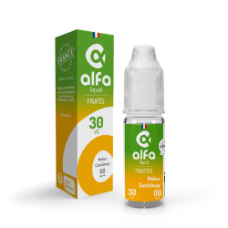 Flacon de 10 ml d'e-liquide Melon Cantaloup de la gamme Alfaliquid Original