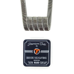 Coil Quad Core Fused Clapton DL Ni80 - Fumytech