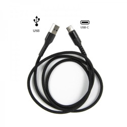 Câble USB-C tressé - Charge Rapide 5A