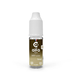 Flacon de 10 ml d'e-liquide Blond Corsé de la gamme Alfaliquid Gaïa Classics