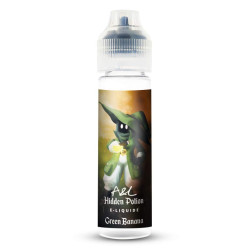 Flacon de 50 ml d'e-liquide Green Banana de la gamme A&L Hidden Potion
