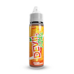Flacon de 50 ml d'e-liquide Orange Mandarine de la gamme Devil Squiz Avap