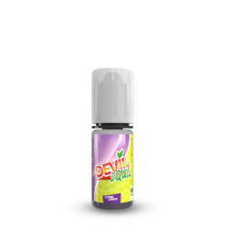 Flacon de 10 ml d'e-liquide Citron Cassis de la gamme Devil Squiz Avap