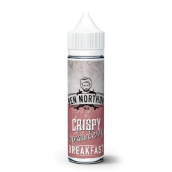 Flacon de 50 ml d'e-liquide Crispy Strawberry de la marque Ben Northon