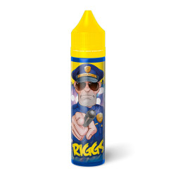 Flacon de 50 ml d'e-liquide Riggs de la gamme Cop Juice