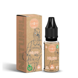 Flacon de 10 ml d'e-liquide Pêche Natural de la marque Curieux