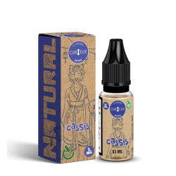 Flacon de 10 ml d'e-liquide Cassis Natural de la marque Curieux