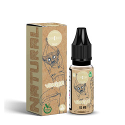 Flacon de 10 ml d'e-liquide Vanille Natural de la marque Curieux
