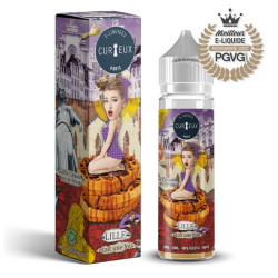 Flacon de 50 ml d'e-liquide Lille était une fois Hexagone de la marque Curieux