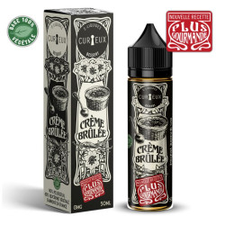 Flacon de 50 ml d'e-liquide Crème Brûlée de la marque Curieux
