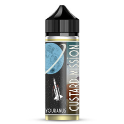 Fiole Chubby de 200 ml d'e-liquide Youranus de la marque Custard Mission
