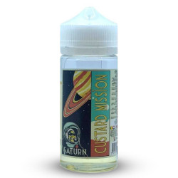 Fiole Chubby de 200 ml d'e-liquide Saturn de la marque Custard Mission