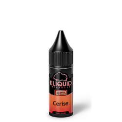 Flacon de 10 ml d'e-liquide Cerise de la marque Eliquid France