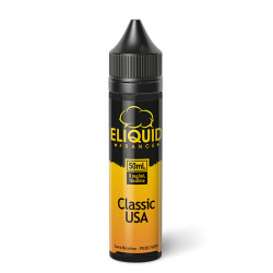 Flacon de 50 ml d'e-liquide Classic USA de la marque Eliquid France