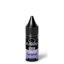Flacon de 10 ml d'e-liquide Caramel de la marque Eliquid France