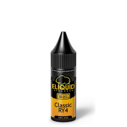 Flacon de 10 ml d'e-liquide Classic RY4 de la marque Eliquid France