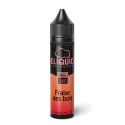 Flacon de 50 ml d'e-liquide Fraise Des Bois de la marque Eliquid France