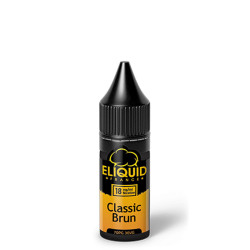 Flacon de 10 ml d'e-liquide Classic Brun de la marque Eliquid France