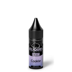 Flacon de 10 ml d'e-liquide Cookie de la marque Eliquid France