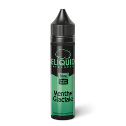 Flacon de 50 ml d'e-liquide Menthe Glaciale de la marque Eliquid France