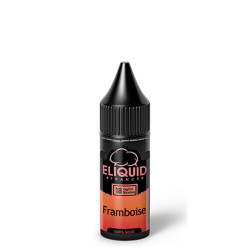Flacon de 10 ml d'e-liquide Framboise de la marque Eliquid France