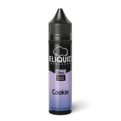 Flacon de 50 ml d'e-liquide Cookie de la marque Eliquid France
