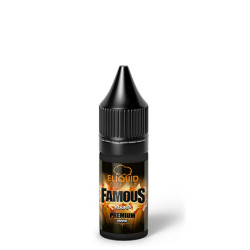 Flacon de 10 ml d'e-liquide Famous de la marque Eliquid France