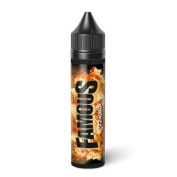 Flacon de 50 ml d'e-liquide Famous de la marque Eliquid France