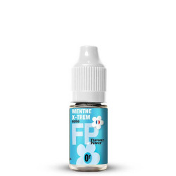 Flacon de 10 ml d'e-liquide Menthe X-Trem 50/50 de la marque Flavour Power