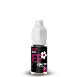 Flacon de 10 ml d'e-liquide Mûre 80/20 de la marque Flavour Power