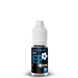 Flacon de 10 ml d'e-liquide American Mix 80/20 de la marque Flavour Power