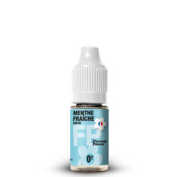 Flacon de 10 ml d'e-liquide Menthe Fraîche 50/50 de la marque Flavour Power