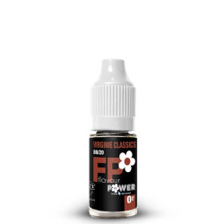 Flacon de 10 ml d'e-liquide Virginie Classics 80/20 de la marque Flavour Power