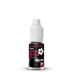 Flacon de 10 ml d'e-liquide Fruits Rouges 80/20 de la marque Flavour Power