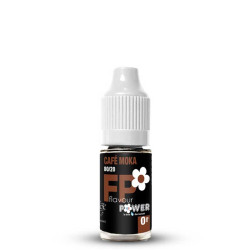 Flacon de 10 ml d'e-liquide Café Moka 80/20 de la marque Flavour Power