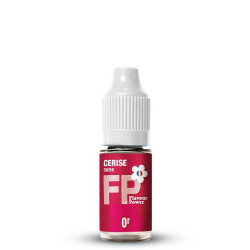 Flacon de 10 ml d'e-liquide Cerise 50/50 de la marque Flavour Power