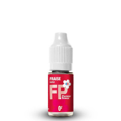 Flacon de 10 ml d'e-liquide Fraise 50/50 de la marque Flavour Power