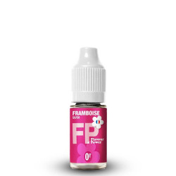 Flacon de 10 ml d'e-liquide Framboise 50/50 de la marque Flavour Power