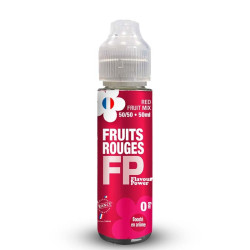 Flacon de 50 ml d'e-liquide Fruits Rouges de la marque Flavour Power