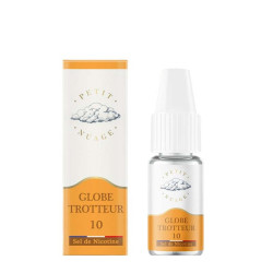 Flacon de 10 ml d'e-liquide Globe Trotteur de la marque Petit Nuage