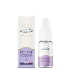 Flacon de 10 ml d'e-liquide Réglisse Exquise de la marque Petit Nuage