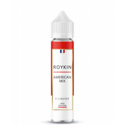 Flacon de 50 ml d'e-liquide American Mix de la marque Roykin
