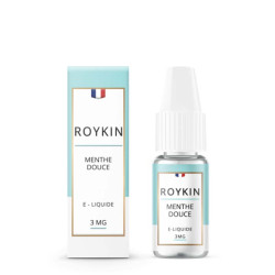 Flacon de 10 ml d'e-liquide Menthe Douce de la marque Roykin