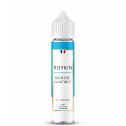 Flacon de 50 ml d'e-liquide Menthe Glaciale de la marque Roykin