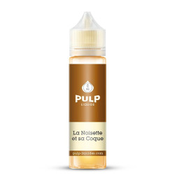 Flacon de 60 ml d'e-liquide La Noisette et sa Coque de la marque Pulp