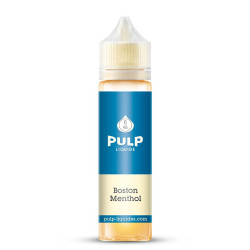 Flacon de 60 ml d'e-liquide Boston Menthol de la marque Pulp