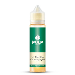 Flacon de 60 ml d'e-liquide La Menthe Chlorophylle de la marque Pulp